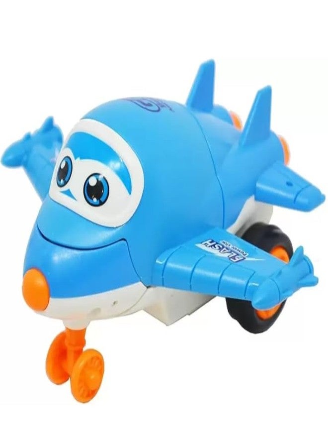 Manos 8 in 1 Robot Plane Power Friction Pull Along Toy for Kids Pack of 2 - Image 3